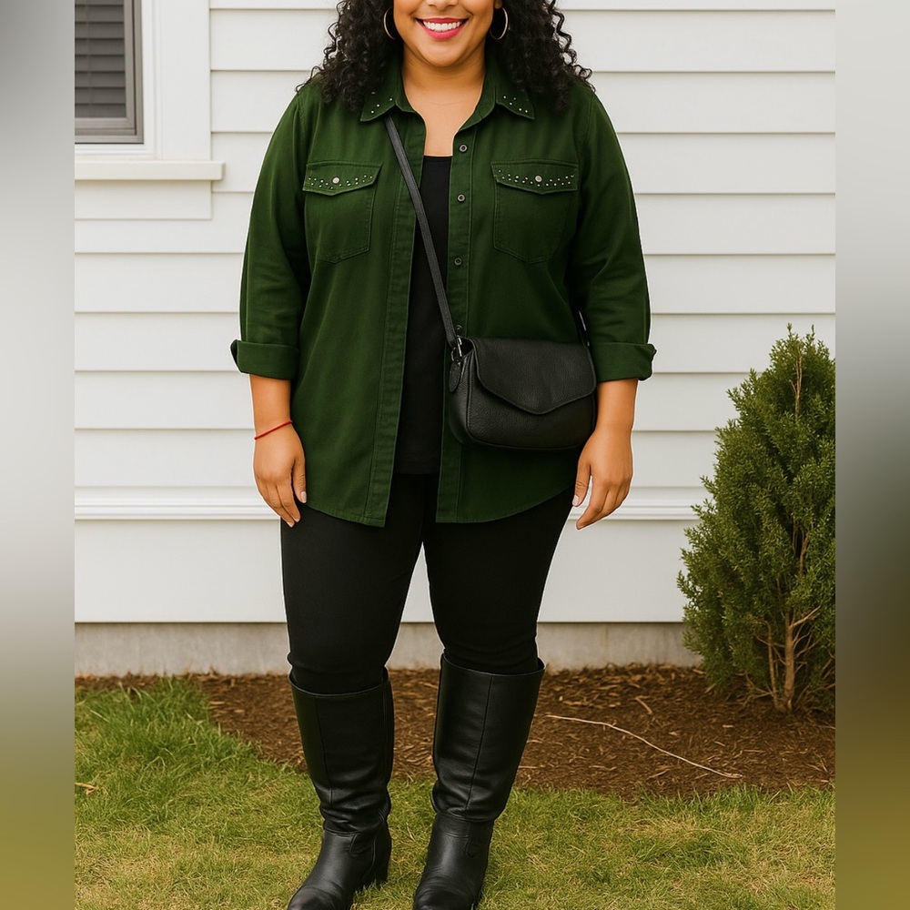 plus size 1X long sleeve shirt top